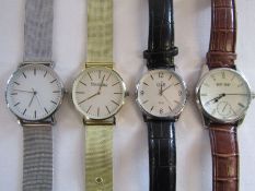 4 gentleman's wristwatches including Stratford and G&B