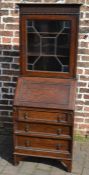 1930's oak bureau bookcase