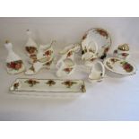 Royal Albert 'Old Country Roses' collectables to include, lighter and ashtray, also a couple of '