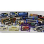 Approximately 17 boxed Corgi die cast vehicles including Double Deck Tram 97269 & Chevrolet