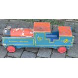 Vintage wooden Bluebell Express child's train L 76cm W 16cm Ht 31cm