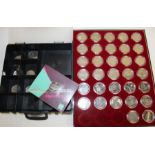 Quantity of various collectable 50 pence coins including Kew Gardens, Olympic swimmer with lines,