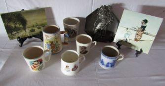 A mixed collection to include some nursery ware ceramics including 'Three blind mice' nursery