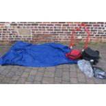 Motorbike Protectorl Super weatherwaka cover W4A, paddock stand, Oxford Sovereign tank bag and