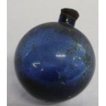 Spherical blue glass fire extinguisher