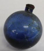 Spherical blue glass fire extinguisher