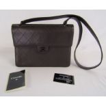 Chanel handbag 1997/99 - brown - Made in France - quilting stitched - matching code and certificate,