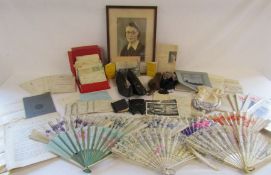 Collection of effects belonging to Lincolnshire dance teacher Miss Florence E BLow including dance