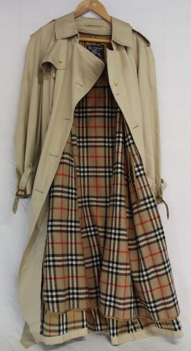 Vintage Burberry rain coat / mac / trench coat with detachable lining - size 52 reg - - Image 3 of 20