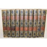The History of England by the Right Honourable Sir James Mackintosh in 10 leather bound volumes,