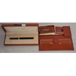 Dupont Laque de Chine fountain pen with 18k gold nib with accompanying paperwork in a case which may