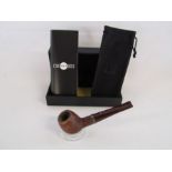 Alfred Dunhill's The White Spot - 5101F 'Apple' 9mm County (sandblasted) tobacco pipe with