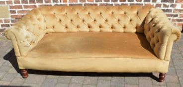 Victorian Chesterfield sofa L185cm D84cm