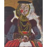 Pablo Picasso Offset lithograph of the linocut print entitled 'Portrait of a Lady' approx. 42.5cm