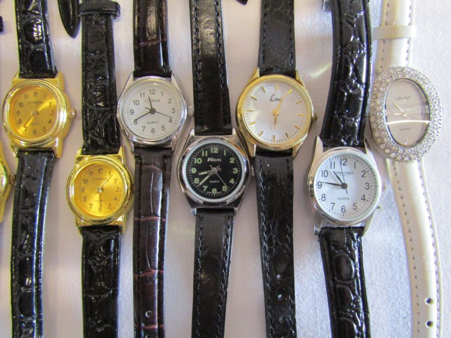 A large collection of watches all untested to include citron, limit etc - Image 6 of 6