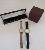 A pair of gentleman's watches - Accurist 7027 and Seiko Quartz 3421-5220