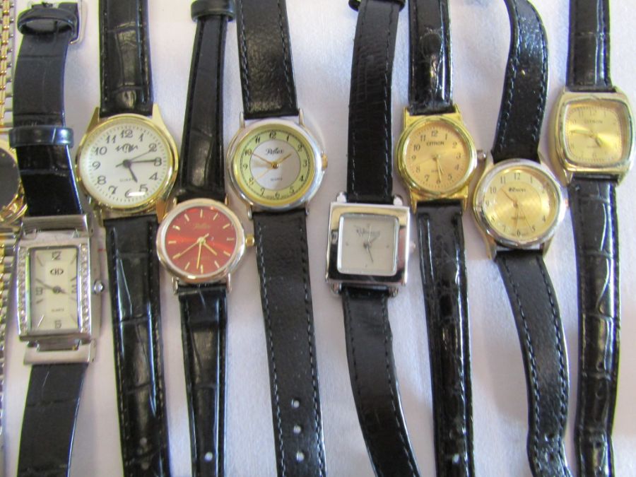 A large collection of watches all untested to include citron, limit etc - Image 4 of 6