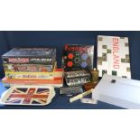 Vintage games including 5 Monopoly sets -  The Simpsons, Star Wars etc, England Photographic
