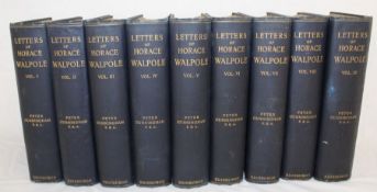 The Letters of Horace Walpole Fourth Earl of Orford, edited by Peter Cunningham, 9 vols, Edinburgh