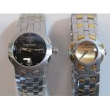 Two Maurice Lacroix wristwatches -  79861 and 59858 bi-colour ladies watch stainless steel and 18k