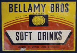Bellamy Bros Grimsby, Louth, Boston, Skegness & Grantham aluminium printed sign 45.5cm x 30.5cm