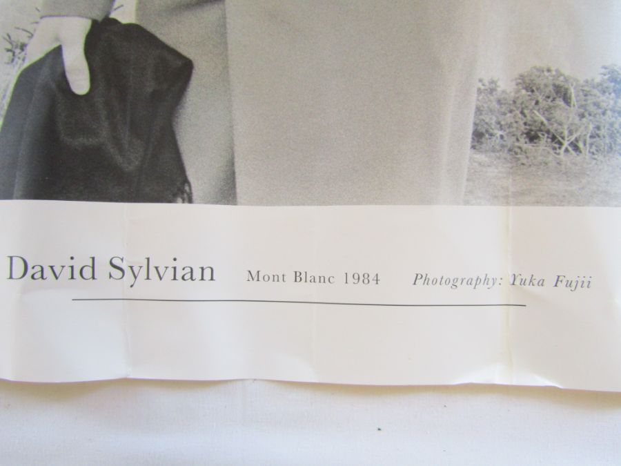 Collection of Japan items to include David Sylvian 'Mont Blanc 1984' limited edition poster and - Image 2 of 5