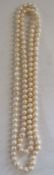 Pearl necklace total length 60cm