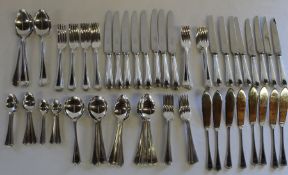 8 piece setting of silver plated cutlery by Royale Silverware 1840 Ltd Sheffield comprising 85