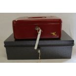 Metal cash box & safety deposit box