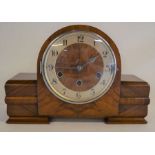 Haller Art Deco mantel clock with Westminster chime L 34cm H 23cm