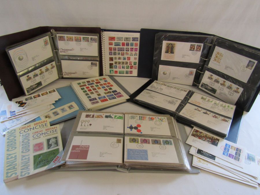 Collection of first day covers and part filled stamp collectors albums - Image 2 of 7