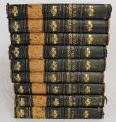 9 vols of  The Great World War 1920 with leather spine