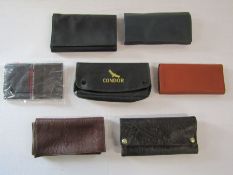 Collection of tobacco pouches to include Dunhill, The White Spot, Ben Wade, Peterson etc