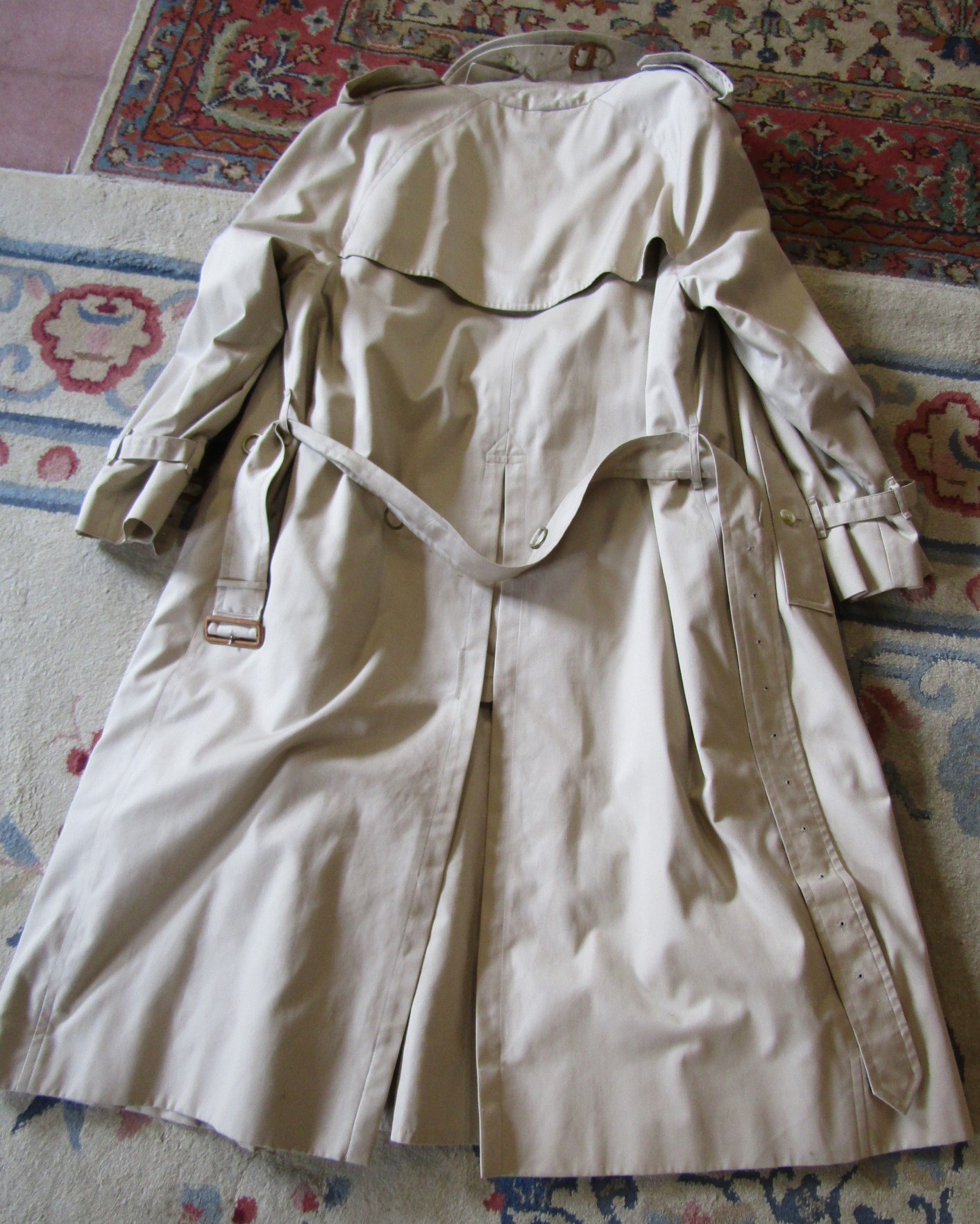 Vintage Burberry rain coat / mac / trench coat with detachable lining - size 52 reg - - Image 19 of 20