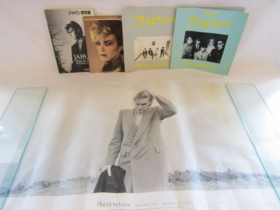 Collection of Japan items to include David Sylvian 'Mont Blanc 1984' limited edition poster and