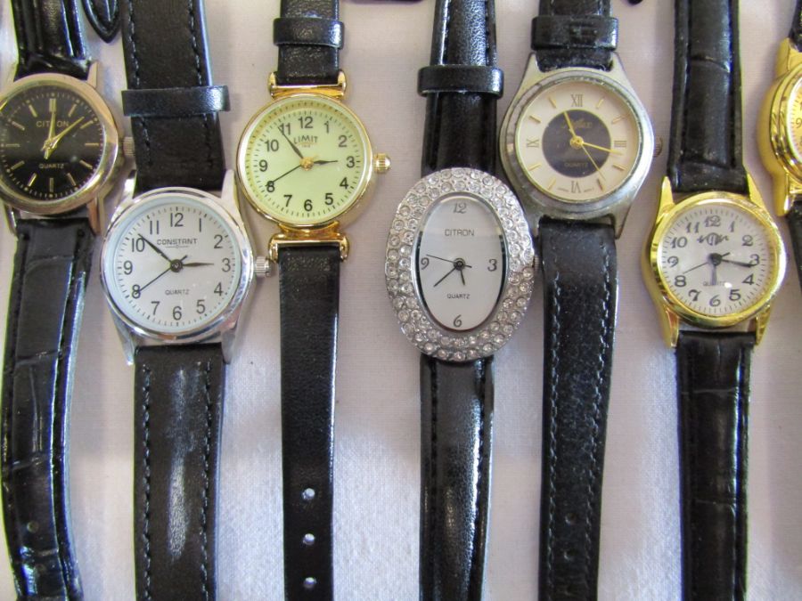A large collection of watches all untested to include citron, limit etc - Image 5 of 6
