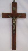 Wooden crucifix 'INRI'