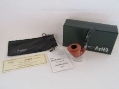 Brebbia Pura First 'Calabash' with 925 silver collartobacco pipe