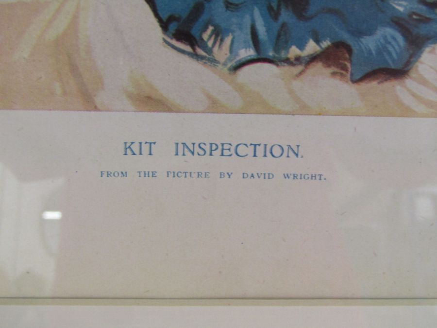 David Wright Second world war 'Kit inspection' print from the Lovelies portfolio by The Sketch - Image 3 of 5