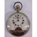 Hebdomas Patent 8 day swiss made pocket watch