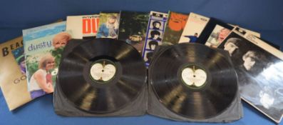 8 The Beatles LP's (2 without sleeves) 4 other LP's & 2 Dusty Spingfield 45rpm singles