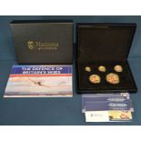 Hattons of London gold coin collection 'The Defence Of Our Skies 2018' comprising five pound