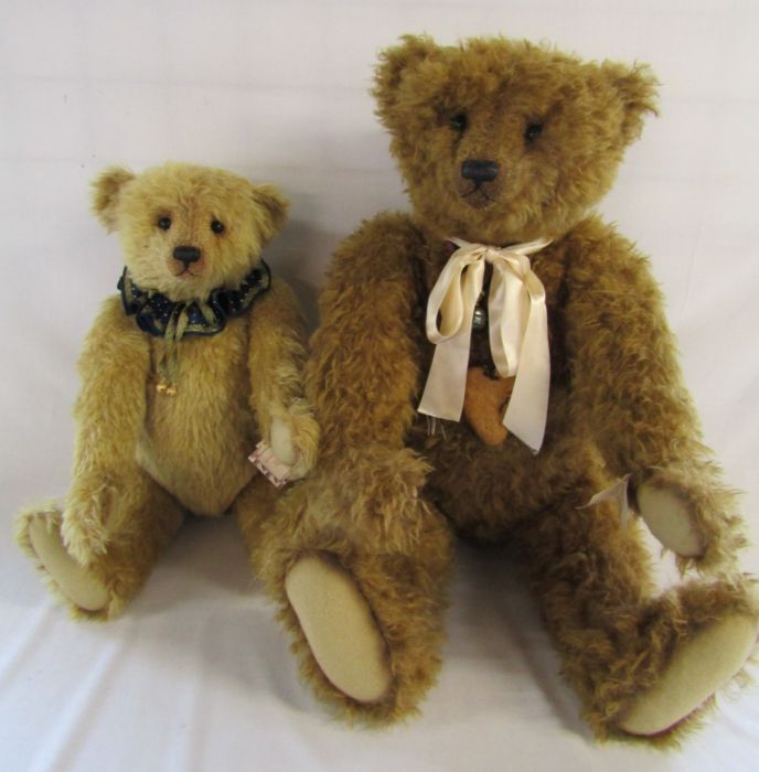 2 Barron Bears made for teddy bears of Witney - 'Griffin' limited edition 6/6 and 'Hartley'