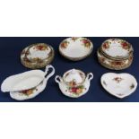 20 pieces of Royal Albert Old Country Roses bone china