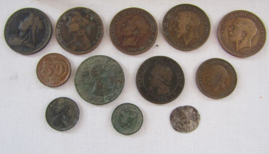 A collection of metal detecting finds to include weights, bullets and coins - Image 3 of 3