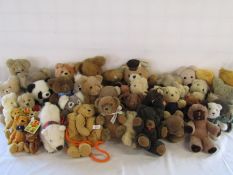 Large collection of teddy bears