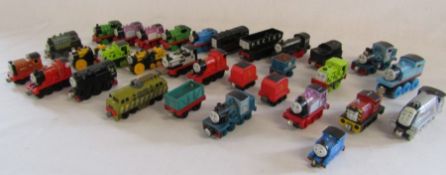Selection of Thomas The Tank Engine Take N Play diecast, wooden and plastic trains