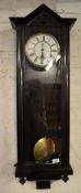 Vienna regulator wall clock incomplete - missing weight