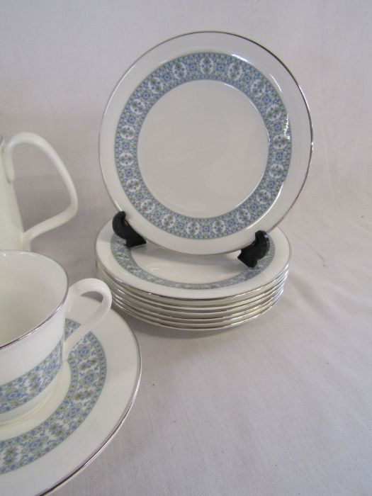 Royal Doulton 'Counterpoint' tea set - one cup with crazing crack to inner base - Bild 5 aus 6