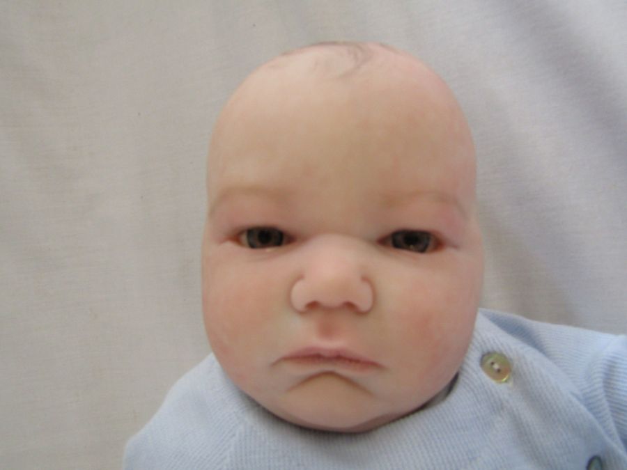2 Reborn baby dolls - 21" realborn 'Landon' awake by beautiful babies by artist Jennifer Felt, - Image 3 of 12